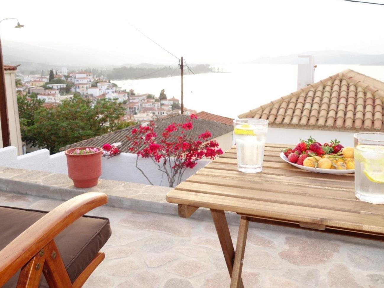 Panoramic View Apartment Poros Town Exterior foto